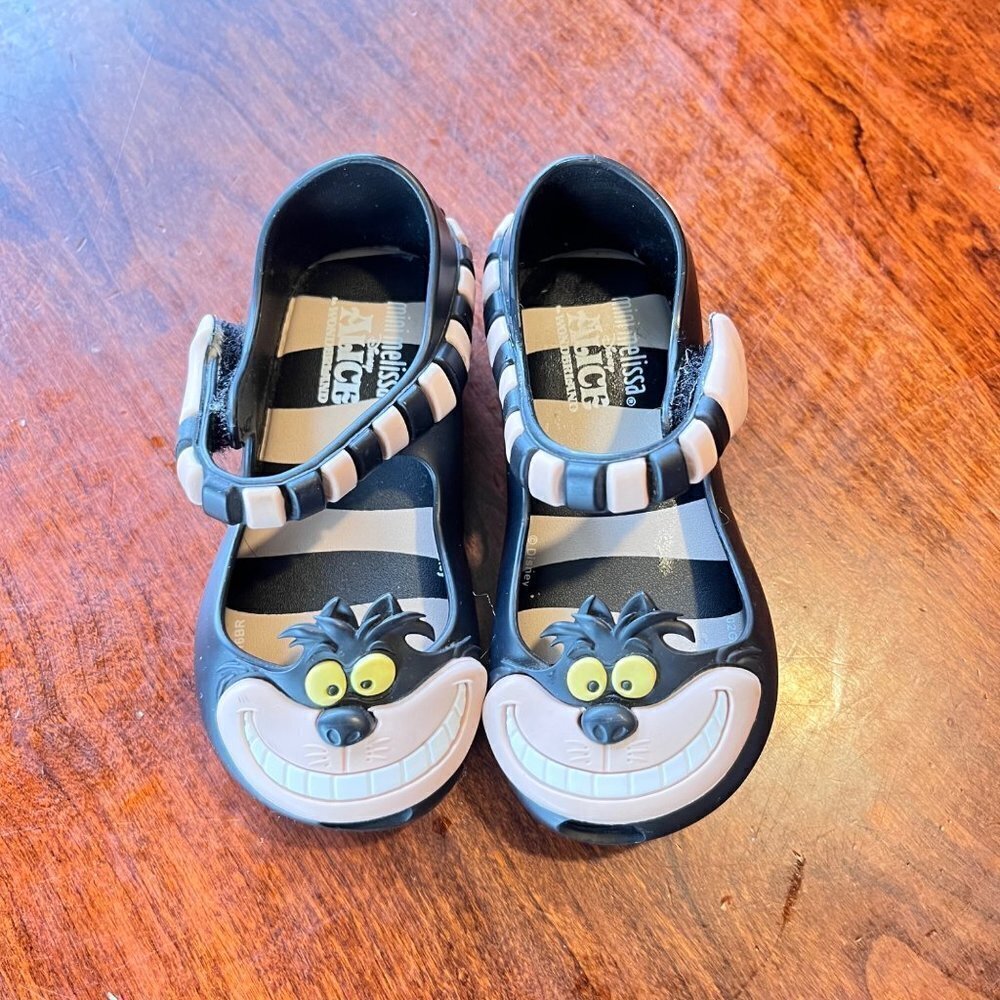 Mini Melissa Alice in Wonderland Cheshire Cat Maryjane Shoes- Size 6